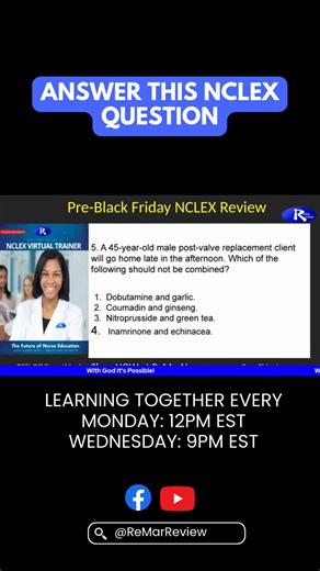Challenge yourself with this NCLEX Practice Question! | ReMar Nurse