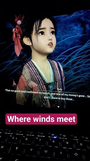 Where winds meet cute girl 😍😍 #wherewindsmeet #games #wwm