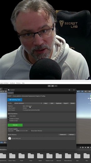 CADET Background Build System for Unity3d
