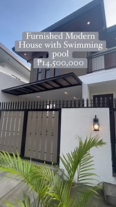 1.2M views · 15K reactions | Furnished Modern House with Swimming Pool For Sale ₱14,500,000 Marked down from ₱15,500,000 | 퐋퐈퐕 퐑퐄퐀퐋퐓퐘 퐏퐀퐌퐏퐀퐍퐆퐀 | Facebook