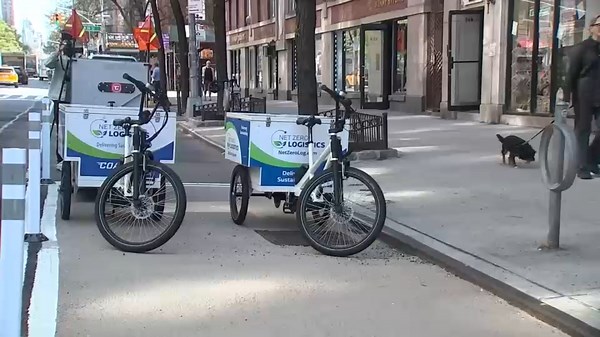 NYC's first microhubs for deliveries open on Earth Day on the Upper West Side