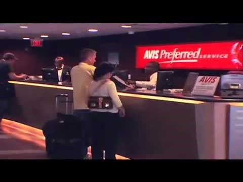 Fort Lauderdale-Hollywood International Airport (FLL) - Finding Your Way to the Avis Counter