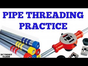 How to use pipe die stock, Pipe threading practice, How to cut thread pipe, Die bit, Plumbing shop
