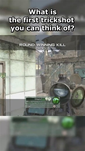 What’s the best trickshot of all time? #cod #nostalgia #shorts #mw2 #callofduty