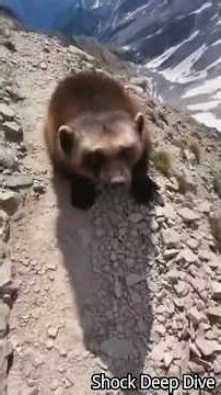Never Touch This Bear Cub — Here's Why! #wolverine #shorts #sciencefacts