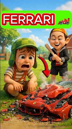 KIKO DESTRUYE EL FERRARI🏎️ DLE CHAVITO 💔😭😱