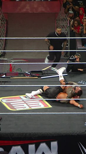 #BronsonReed really threw the shoe at the ref 💀 | WWE