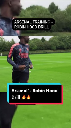 Ever tried Robin Hood at training? Try this out #arsenal #footballtiktok #footballtraining #arsenalfc #robinhood #footballdrills