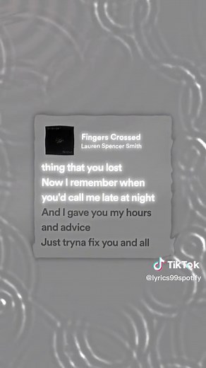 Lauren Spencer Smith 'Fingers Crossed' Lyrics | 8D Audio
