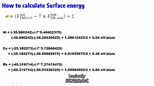 surface energy ,KPOINTS and BADER CHGCAR【中英文字幕】