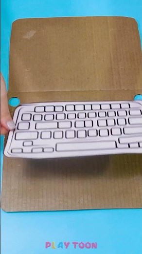 Cardboard Tech! 💻 Let’s Build a DIY Laptop From Scratch! 😍✨