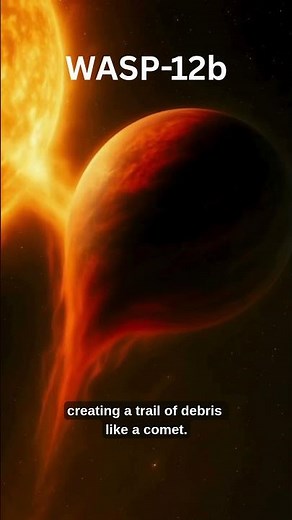 🔥 This Planet Is Being Eaten Alive by Its Star | WASP-12b #planet #universe #scienceshorts