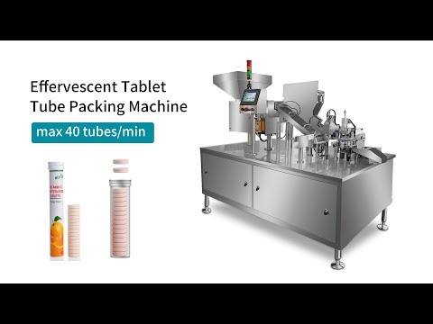 Effervescent Tablet Tube Filling Packing Machine