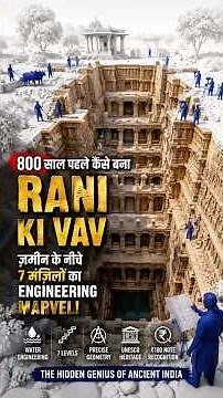 How Ancient India Built a 7-Storey Underground Wonder! 💧 | Rani Ki Vav Explained