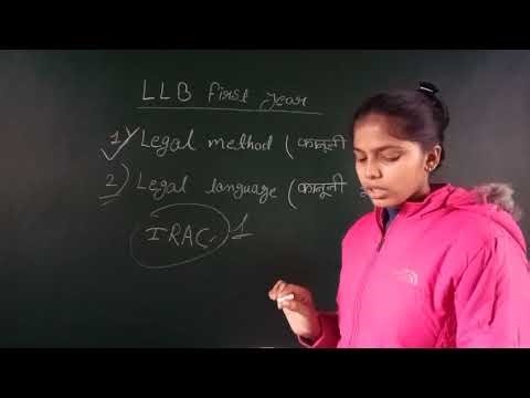 Llb,First year,Legal method & Legal language