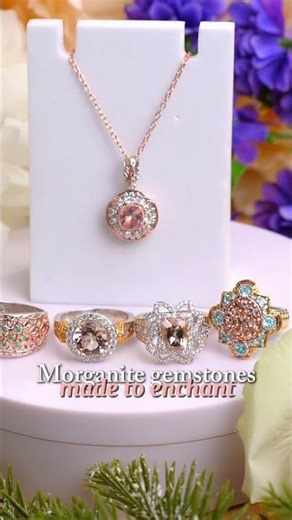 Morganite a blush of elegance captured in a gemstone ✨💗