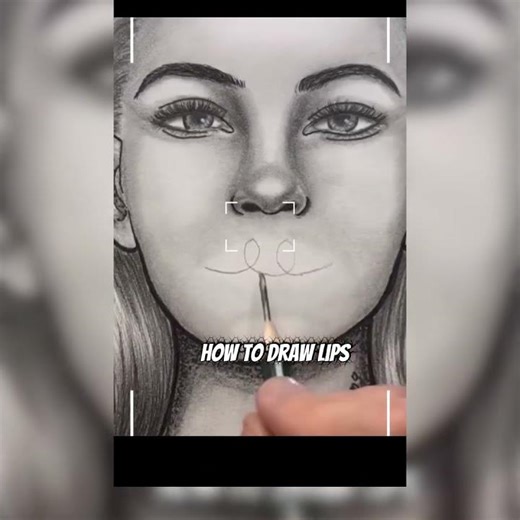 “How Artists Draw Lips vs Reality 😂” #art