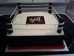 How To Make A Wwe Wrestling Ring Cake