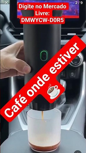 Cafeteira Portátil Elétrica 3-em-1 Sem Fio Expresso Viagem #mercadolivre #carro