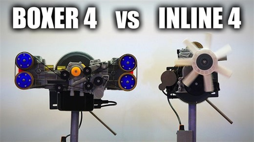 What's the difference between flat-4 and inline-4 engines?
