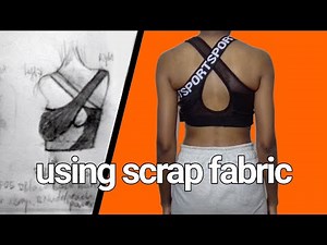 EP10: Sewing a Criss Cross back sports bra! [Full coverage] 🍁🍂