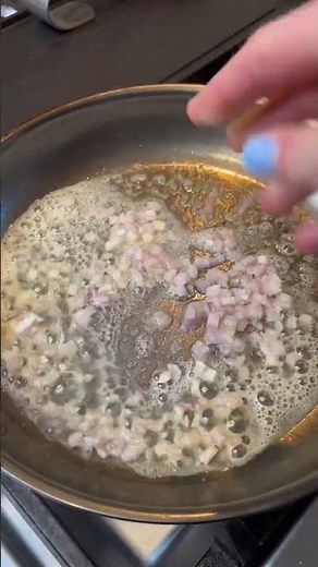 How to make Dijon butter caper pan sauce #sauce #pansauce #cooking #salmon
