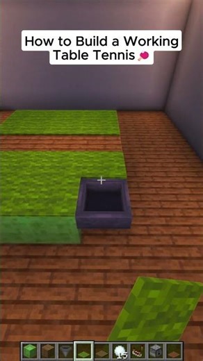 Minecraft Working Table Tennis🏓 #shorts