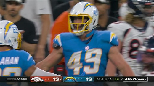 Russell Wilson's improvises to no avail as Drue Tranquill tracks QB down for sack