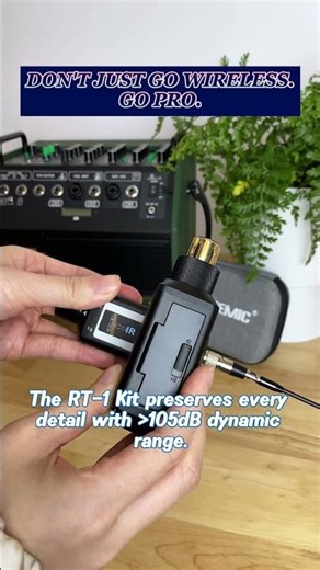 Acemic RT-1 Review: The "Invisible" Wireless XLR System with 105dB Dynamic Range