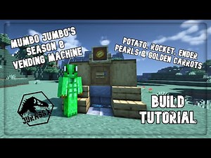 How to Build Mumbo Jumbo's Potato/Rocket Vending Machine - Hermitcraft Season 8 - EASY & SIMPLE