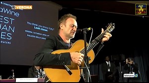 Sting - Fields of Gold - Live Verona Opera Wine - Vinitaly 2016 HD HQ | The Police Excommunicated Sting Summers Copeland