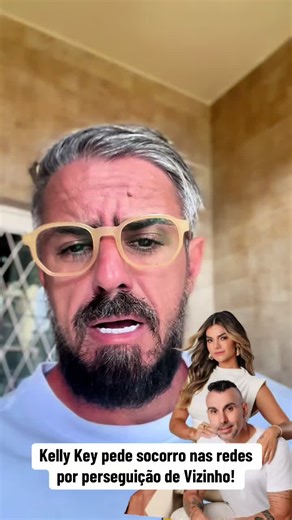 Kelly Key pede socorro contra vizinho médico