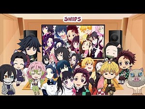 Demon Slayer React to Ships | TanKana, ZenNezu, InoAoi, GiyuShino, ObaMitsu (ft. Hashira)