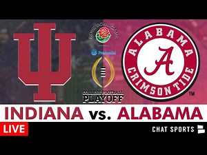 Indiana vs. Alabama College Football Playoff Live Stream: Rose Bowl Free CFP Watch Party On ESPN