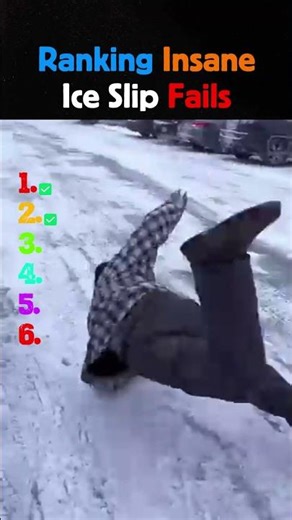 Ice Slip Fails ❄️❌​🙄 #ice