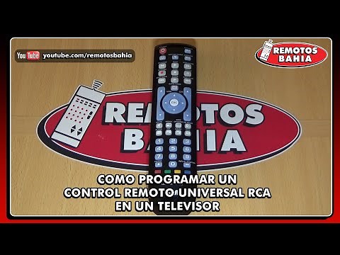 COMO PROGRAMAR UN CONTROL REMOTO UNIVERSAL RCA RCRN03BZ RCRN04GR