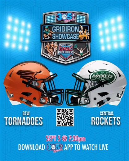 305+Network | Booker T. Washington vs. Miami Central goes down tomorrow 🏈 📍 Traz Powell Stadium ⏰ Friday, Sept 5 • 7:30 PM Big plays. Big energy.... | Instagram