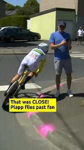 That. Was. CLOSE! 😳 🇦🇺 Luke Plapp's great ride was almost over before it began! #TDF2025 | July 5-27 | SBS & SBS On Demand 📺 | SBS Sport