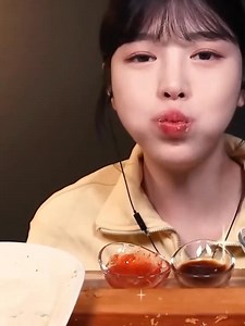 A combination of soft and moist pollack roe cream udon, crispy cheese pork cutlet, and katsusando fr #eatwithboki #mukbangkorea #mukbang | Balyjing