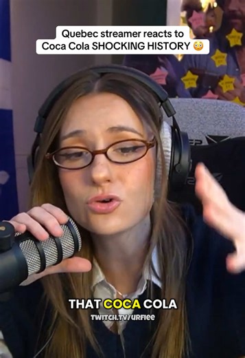 French Canadian bilingual streamer reacts to coca cola history and live chat chaos 🫢🇨🇦 #fyp #explorepage #quebec #foryou #explore