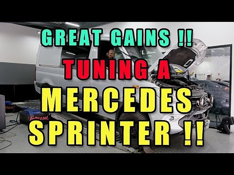 TUNING A MERCEDES SPRINTER VAN! #mercedes #tuning
