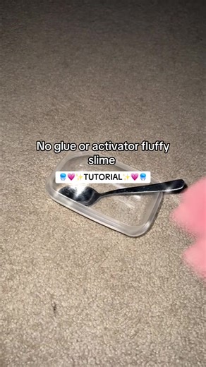 No Glue Fluffy Slime Tutorial