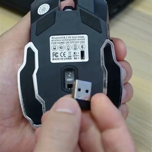 Rechargeable Wireless Mouse Gaming Computer Silent Bluetooth Mouse USB Mechanical E-Sports Backlight