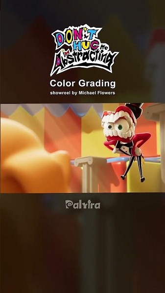 COLOR GRADING and COMPOSITING Showreel - Digital Circus Music Video 🎵 - Don't Hug Me I'm Abstracting
