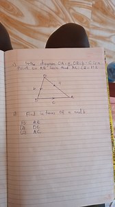 In the diagram OA = a, OB = b. C is a point on AB such that AC:... | Filo