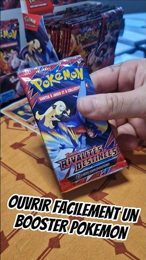 La Meilleure Façon D'ouvrir Un Booster Pokemon ! #pokemon #pokemoncards #boosterpacks #dracaufeu