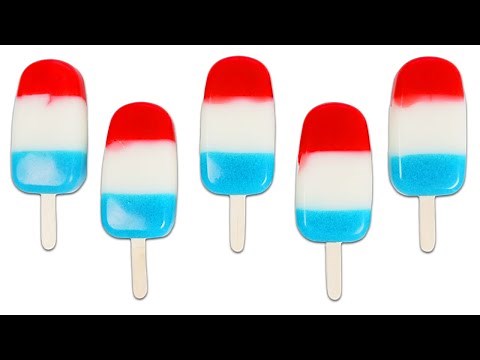 How to Make Rocket Pop Gummy Popsicles!