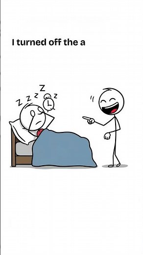 Funny Morning Routine Fail | Stick Figure Short #stickfigure #animation #stickfigureart