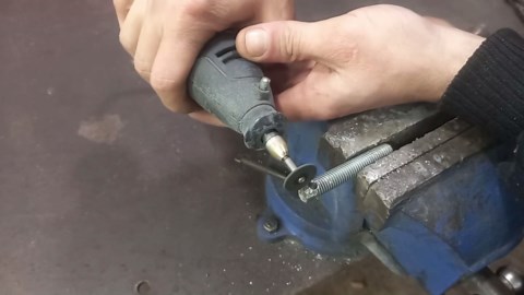 Drill will come in handy when the riveter is broken