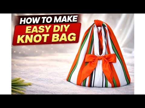 This Knot Bag is SO EASY to Make 😍 | DIY Beginner Sewing Tutorial